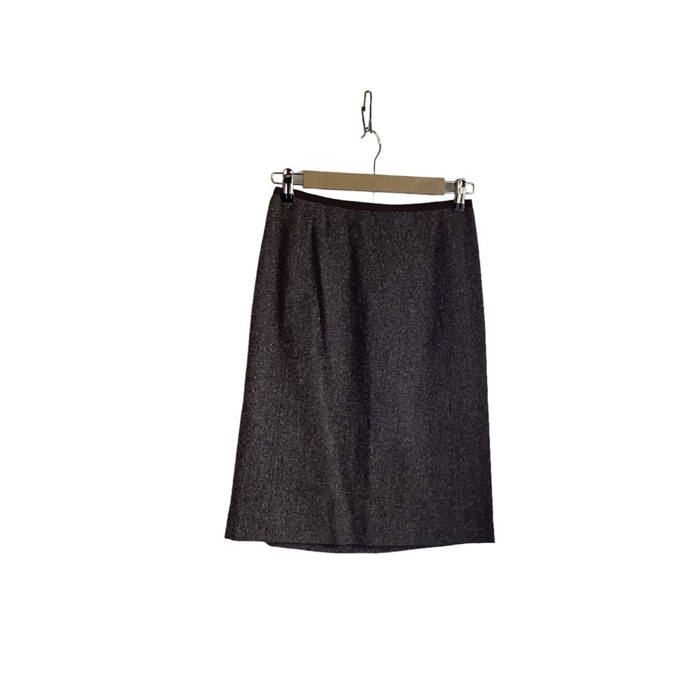 Ann Taylor Stretch Women’s Brown Tweed Straight Skirt.  Size 2